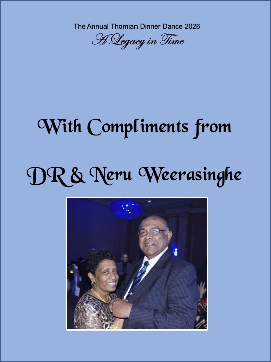 With Compliments from DR & Neru Weerasinghe