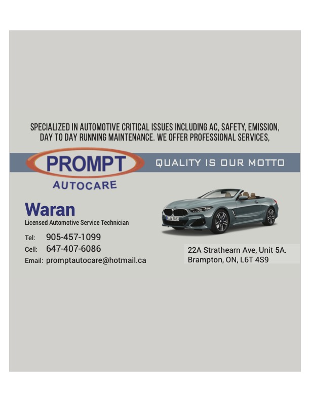 PROMPT AUTOCARE